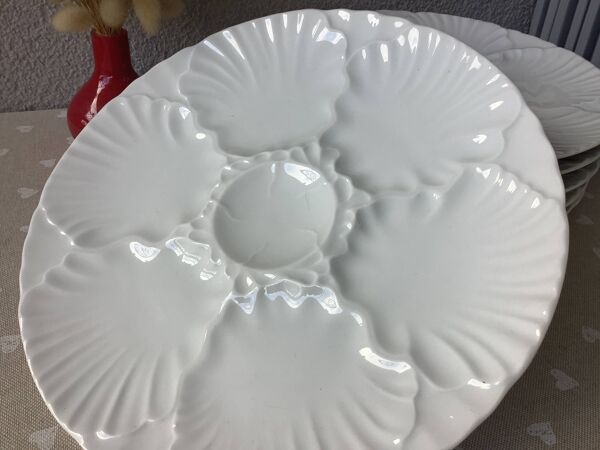 Assiettes à huîtres Bareuther Waldsassen Bavaria