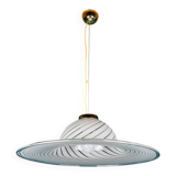 Suspension en verre Murano tourbillonnant, Italie, années 1970