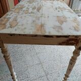 Renovated patinated table
