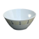 Salad bowl in BadonViller earthenware, yellow and black geometric patterns, design and vintage