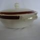 Opaque porcelain vegetable tureen/tureen from digoin sarreguemines, pasteur model