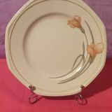 Series of 4 dessert plates Schonwald Germany Art Nouveau decor