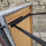 Banc vintage style knoll pied métal