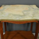Mahogany and marble table – 1920