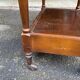 Vintage serving trolley dessert bar cart on wheels with wooden drawer m
