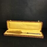 Silver metal pie shovel