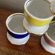 6 multicolored egg cups
