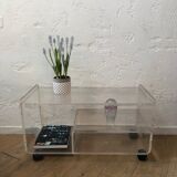 Plexiglas coffee table