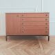 Enfilade/ Commode vintage rénové style anglais, années 70