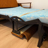 Scandinavian convertible sofa in teak by Grete Jalk, 1960s.