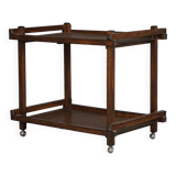 Desserte au thé hollandais moderniste en chêne. Années 1950