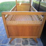 Baby rattan bed