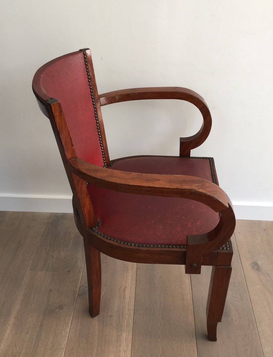 Rare set of 8 Art Deco armchairs.