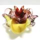 Large Polychrome Murano Glass Ashtray / Vide-Poche attr. to Toso, Italy
