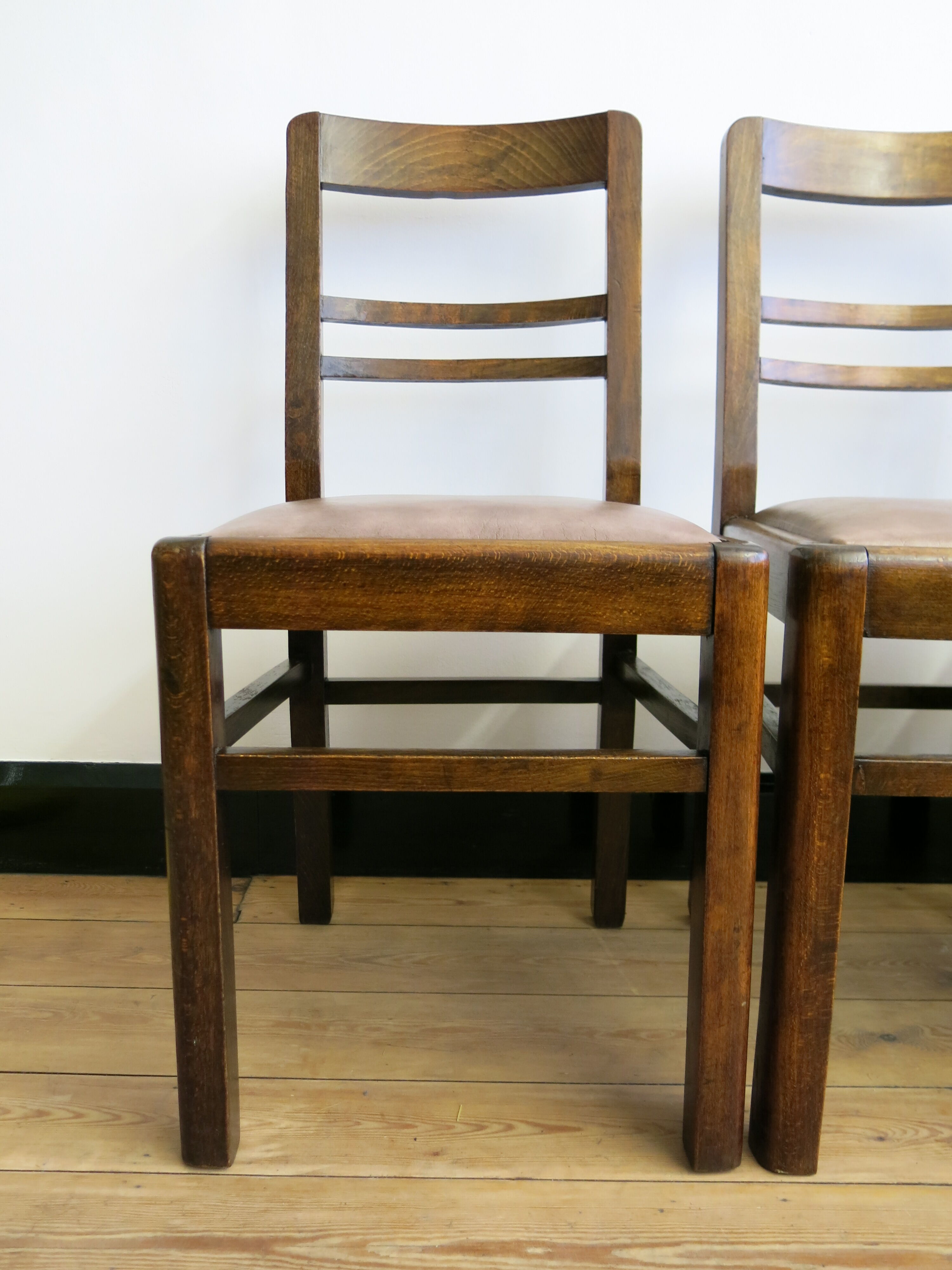 Set of four mid-century chairs
