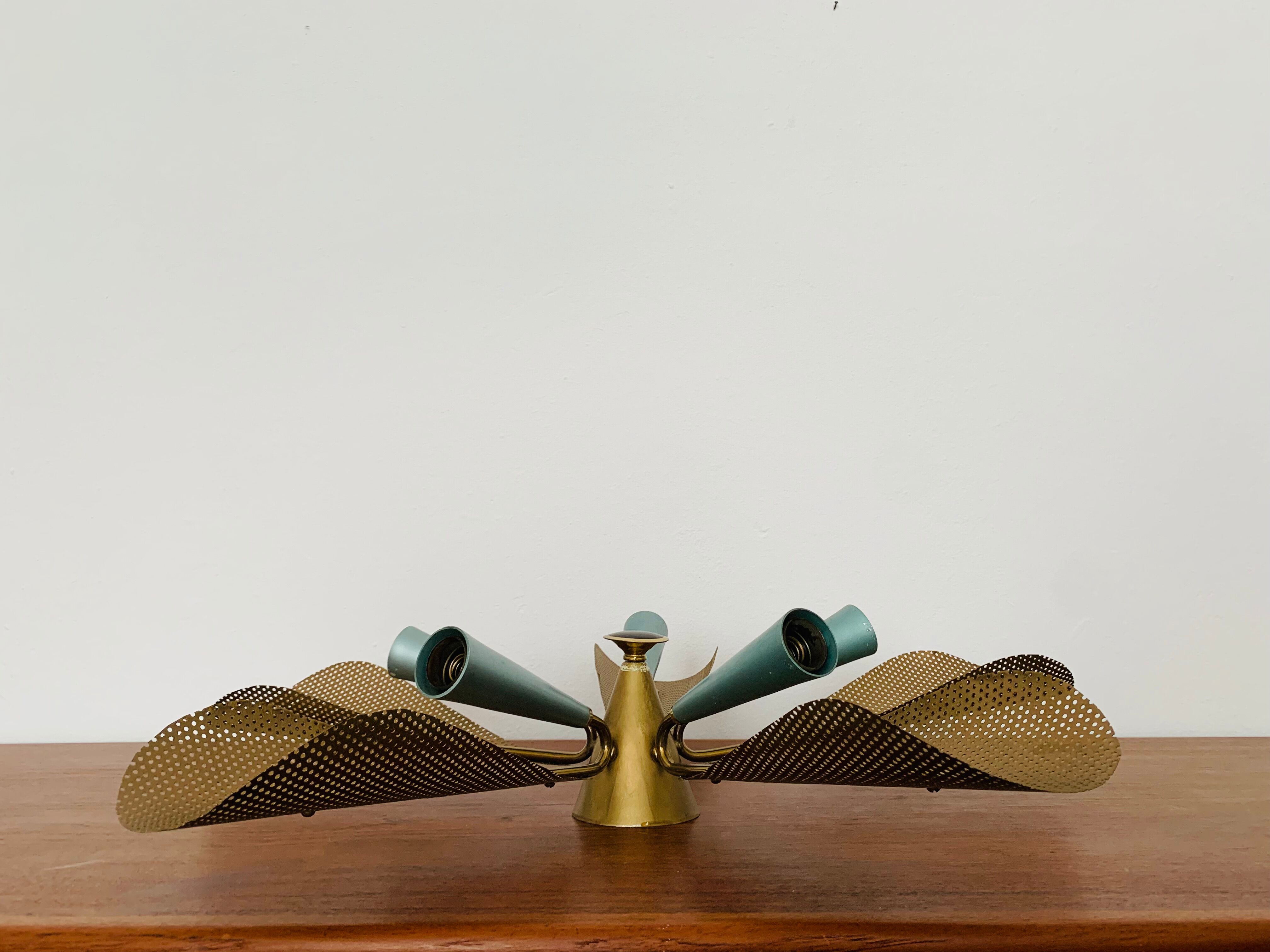Golden Italian Flush lamp