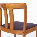 Ensemble de 4 chaises vintage en teck, 1960, par Uldum, Danemark