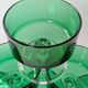 Lot de 6 coupes Luminarc vintage de couleur verte