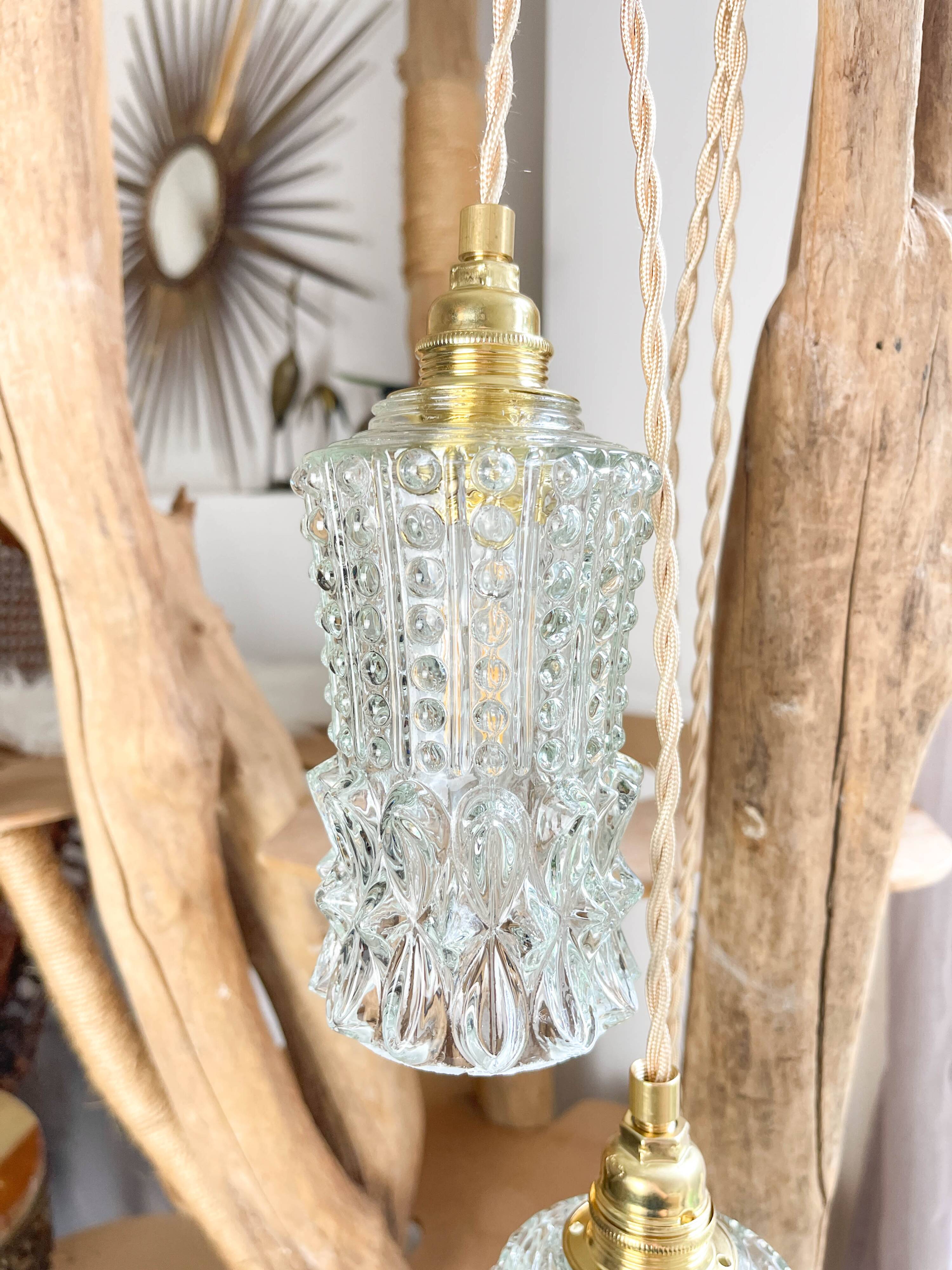 Customizable vintage glass tulip strollers