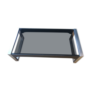 Table basse rectangulaire verre