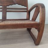 Burmese teak bench