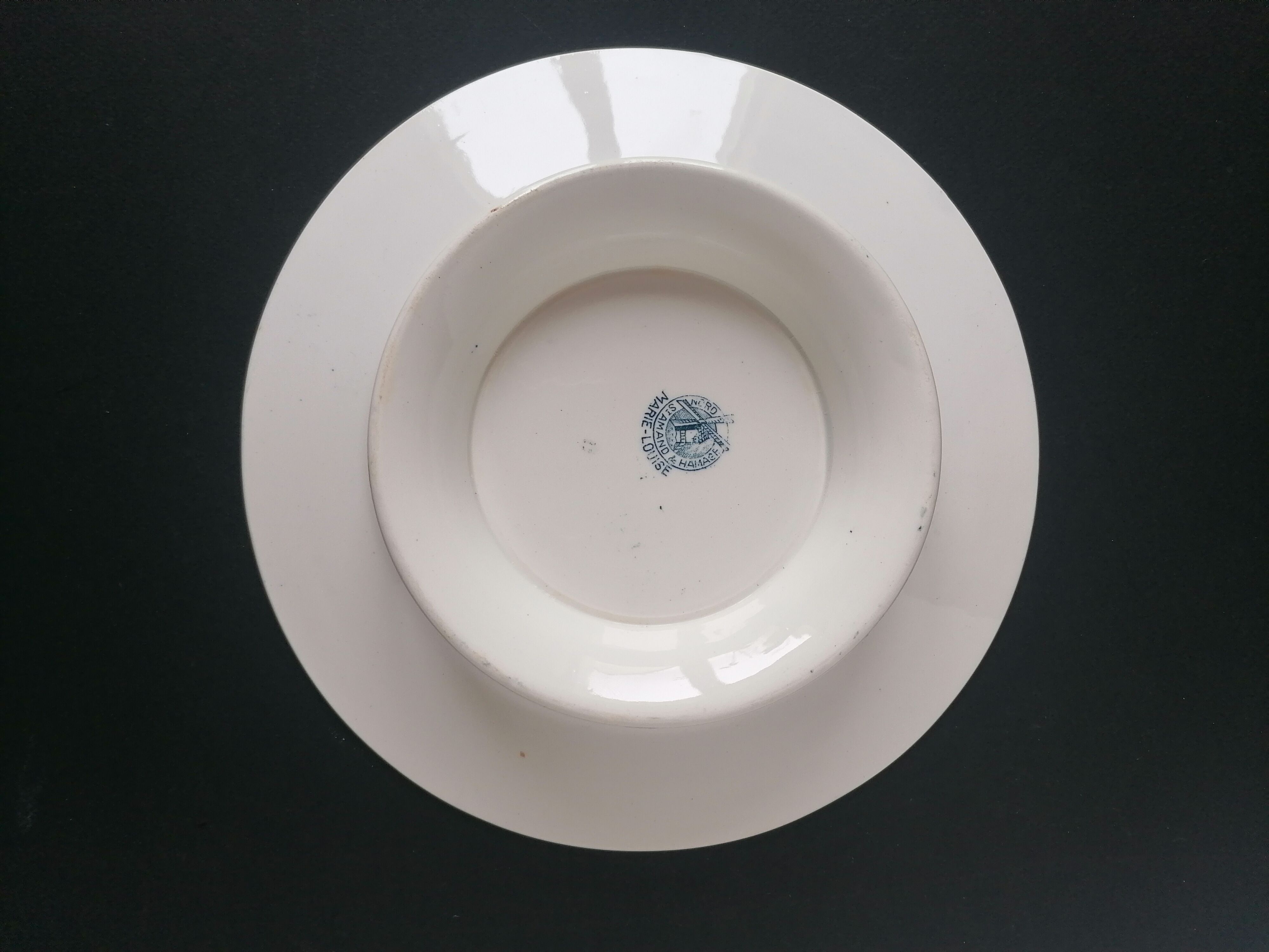 Cake dish on foot shower iron earth mill wolves Marie-Louise