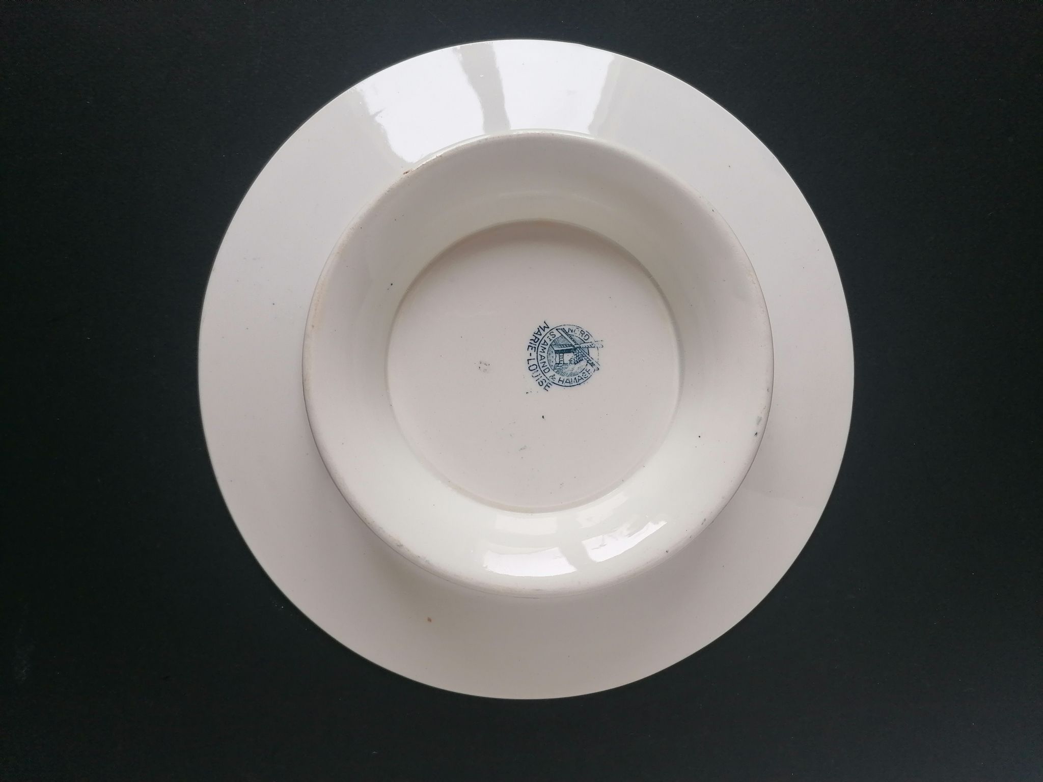 Cake dish on foot shower iron earth mill wolves Marie-Louise