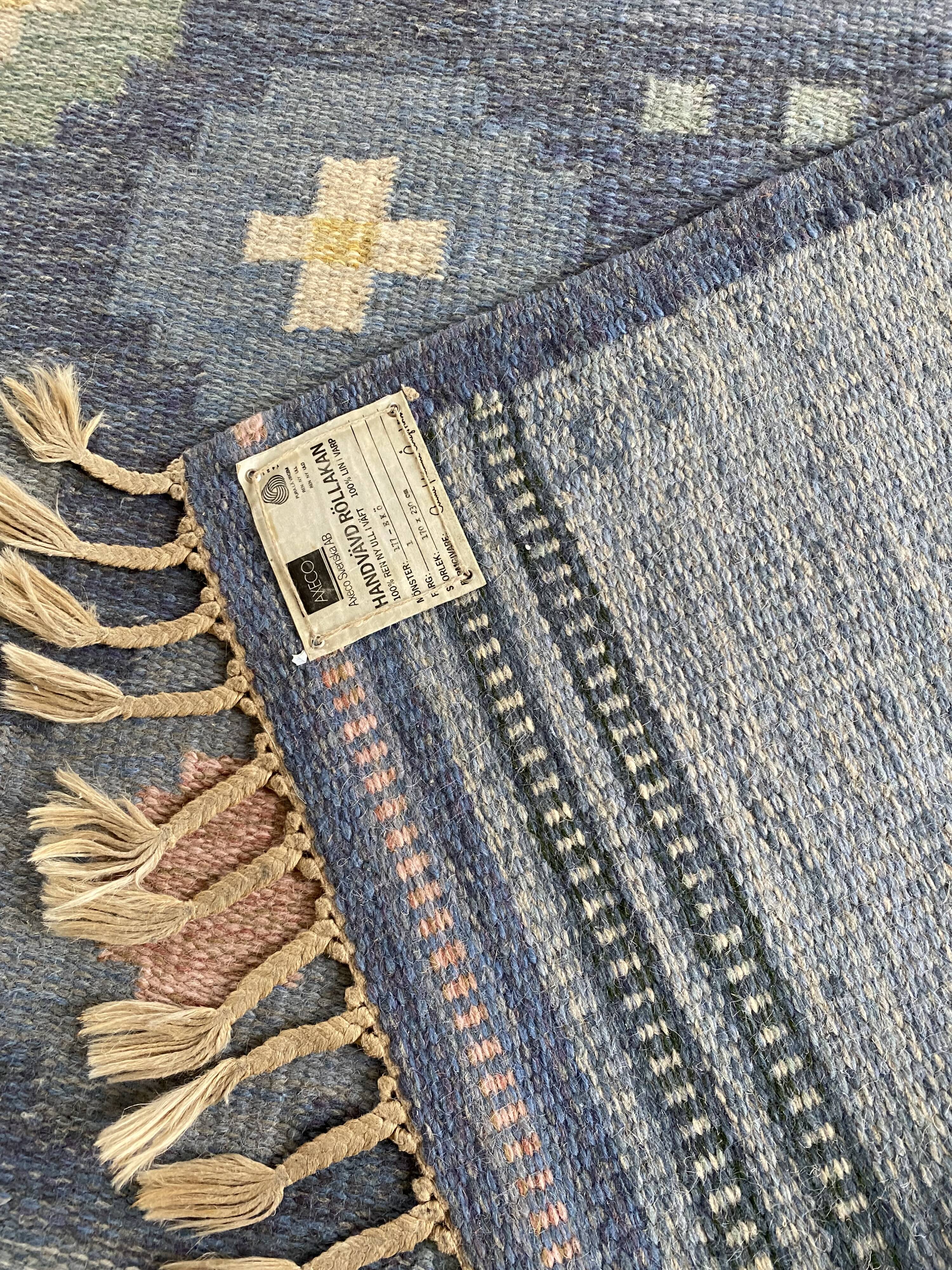 Anna Johanna Angstrom Kilim for Axeco