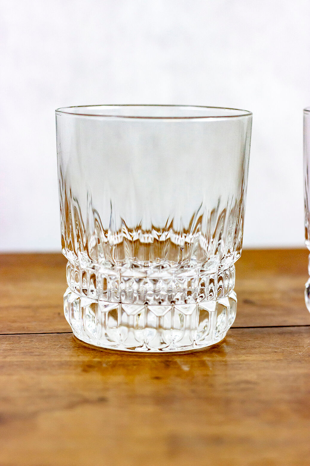 Paire de verres à eau style art déco