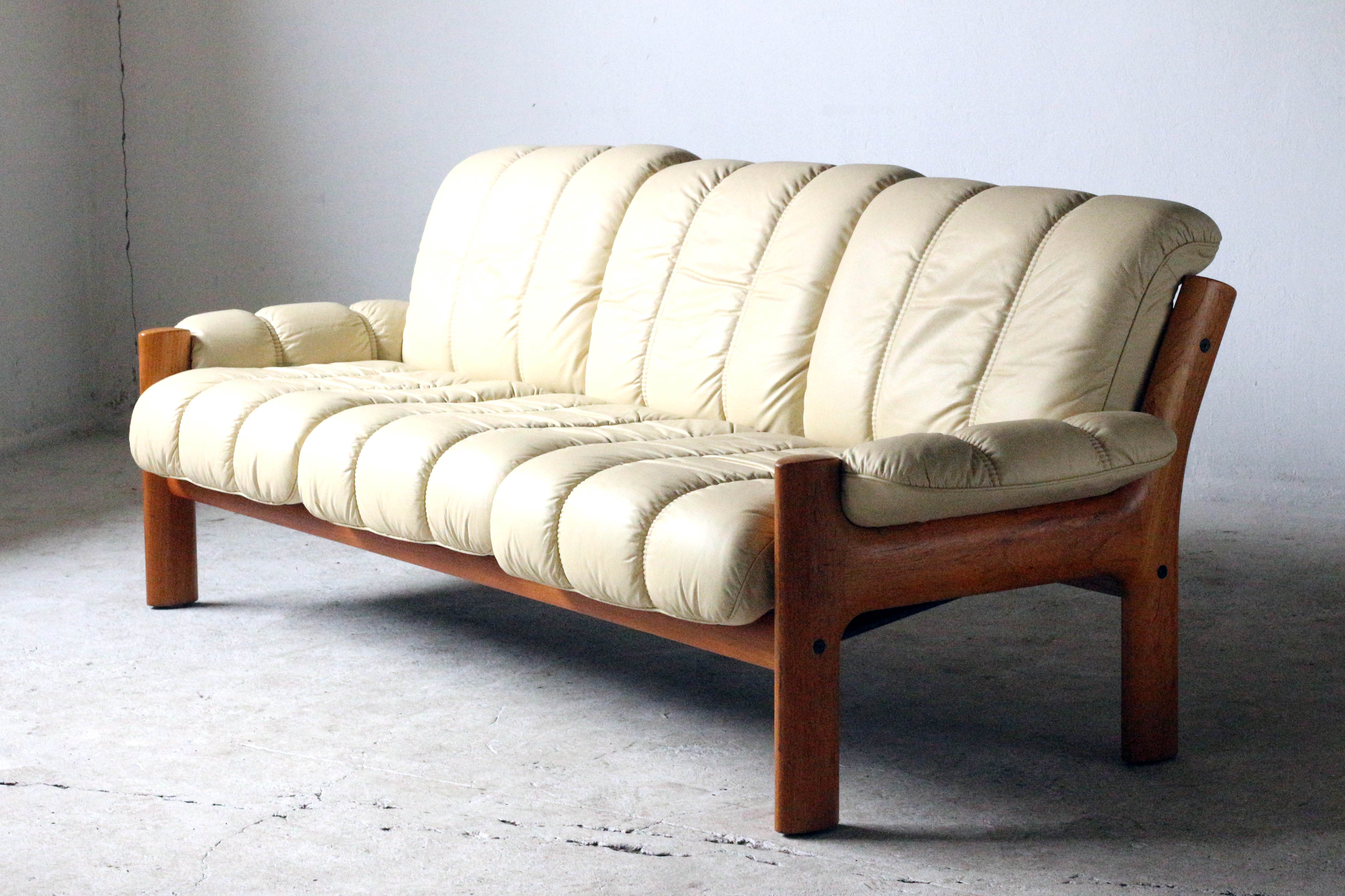 Canapé 3 places norvégien Ekornes des années 1970