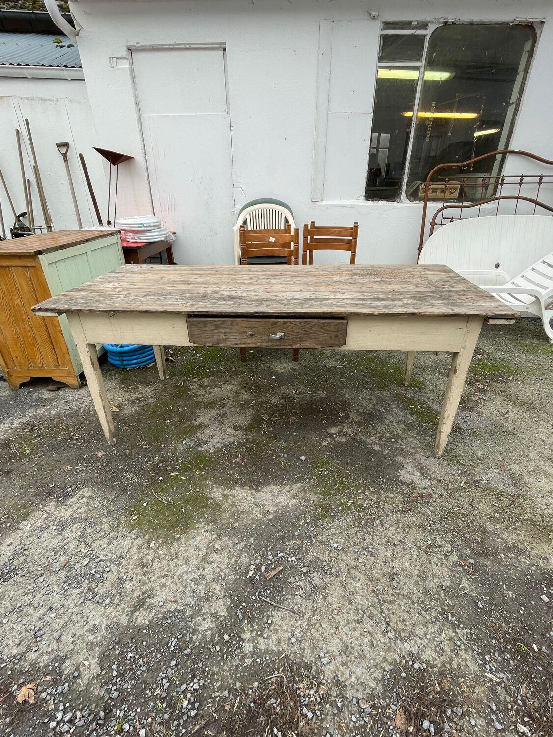 Old farm table