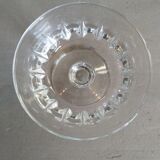 Set of four vintage French glasses for liquor