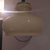 vintage opaline suspension Italy 1970 Rolly system
