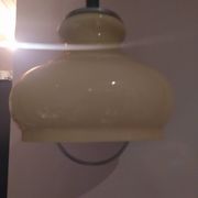suspension vintage opaline Italy 1970 système Rolly