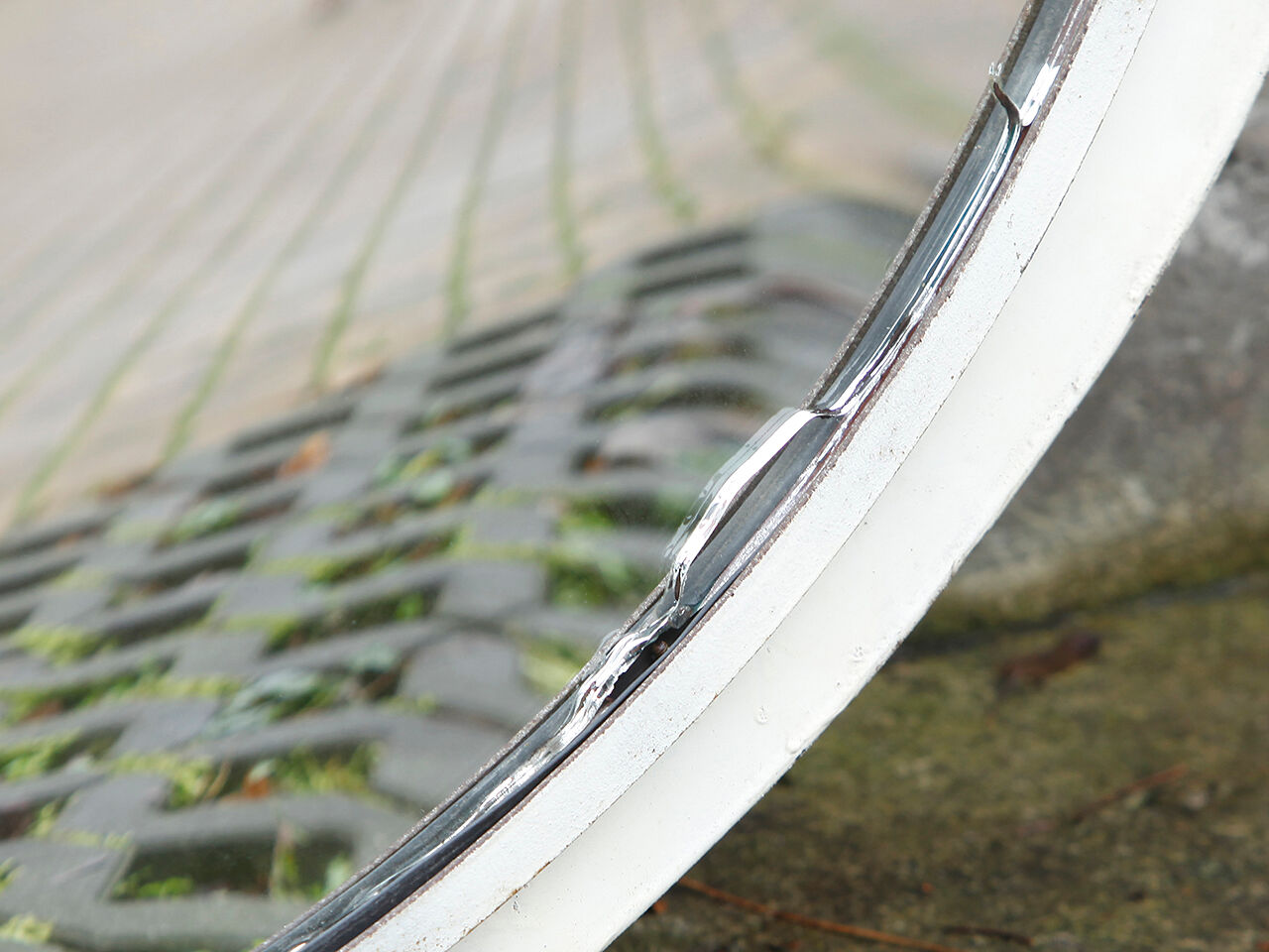 Large Industrial Convex Mirror, 1960s 140cm