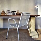 Oak and stone table