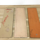 Triptych vintage SNCF wagon mirrors 1980