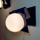 Pair of methacrylate wall lights