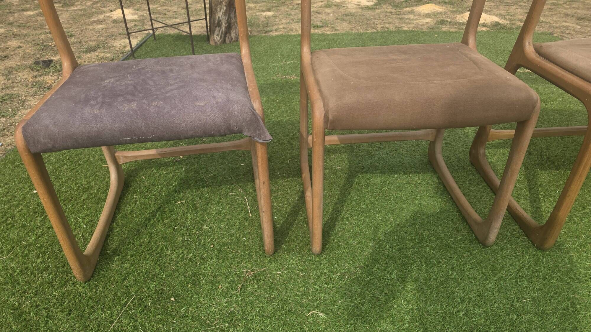 4 chaises Baumann modèle Traîneau