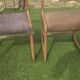 4 chaises Baumann modèle Traîneau