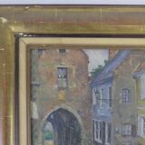 Antique painting by Pierre Boissart (1878-1944) signed country view B8