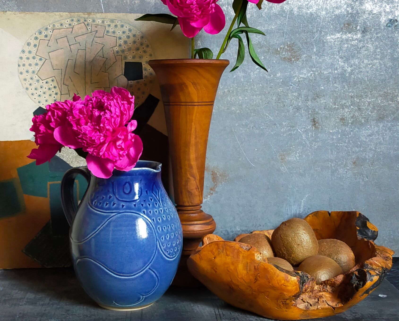 Vintage ceramic zoomorphic potter's pitcher
