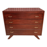 Vintage Scandinavian 4-drawer chest of drawers