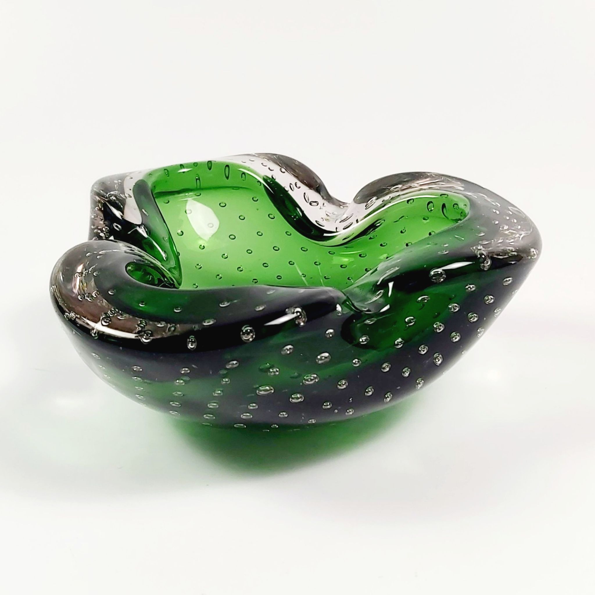 Murano Bullicante Glass Bowl or Ashtray from Made Murano Glass, 1960s