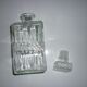 Square cap glass carafe