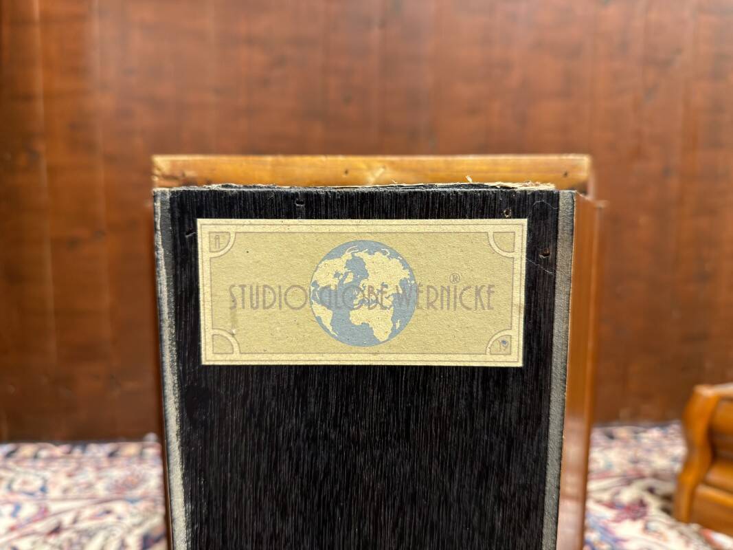 Original Globe Wernicke English Bookcase Half Round