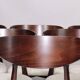 Vintage dining chairs set of 6 pearl bouclé