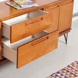 Sideboard feet metal vintage, Scandinavian style, 200cm
