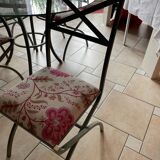 Table and chair set - "Villa d'Este" collection by Pierre Vandel