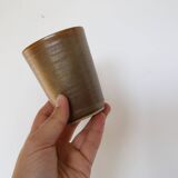 Set de 2 verres en grès, Digoin, vintage